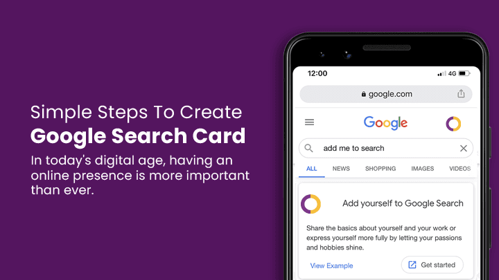 Add Me to Search: Simple Steps to Create Google Search Card